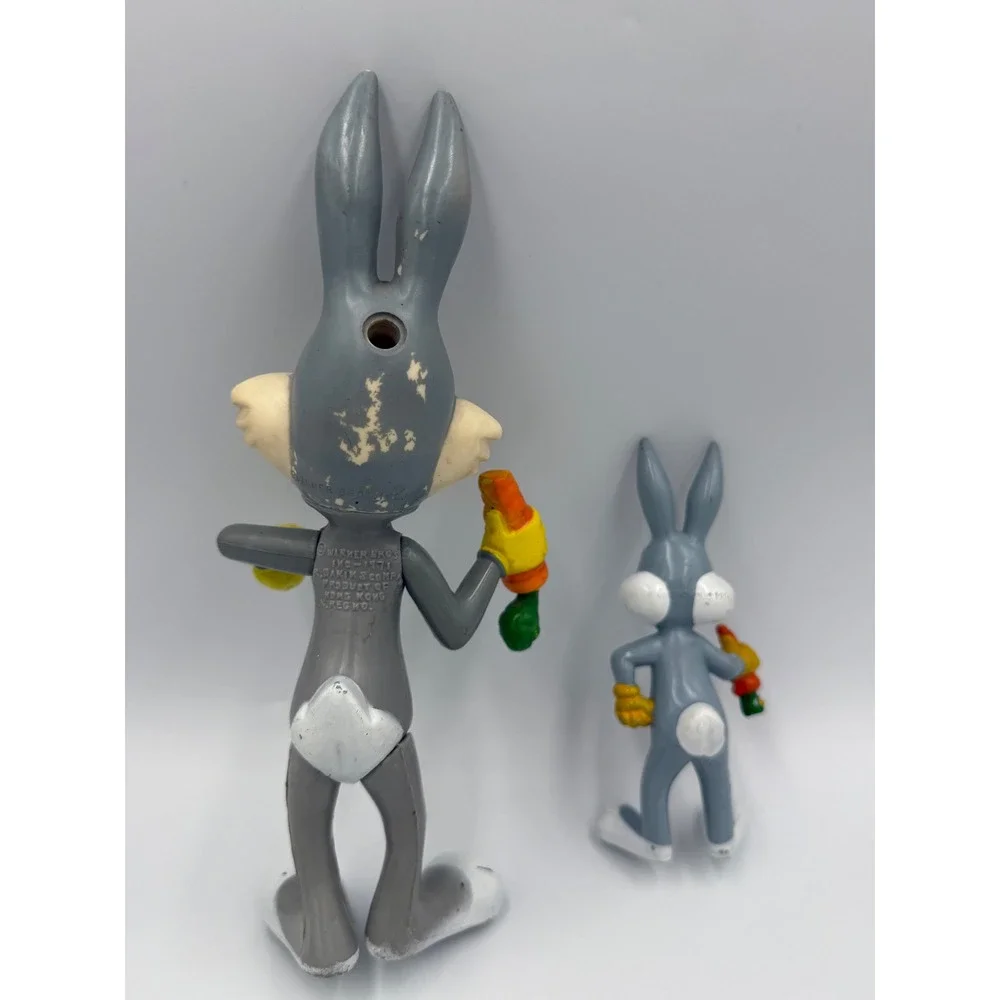 Vintage Dakin Bugs‎ Bunny Action Figure 70's Grey Looney Tunes Lot 2